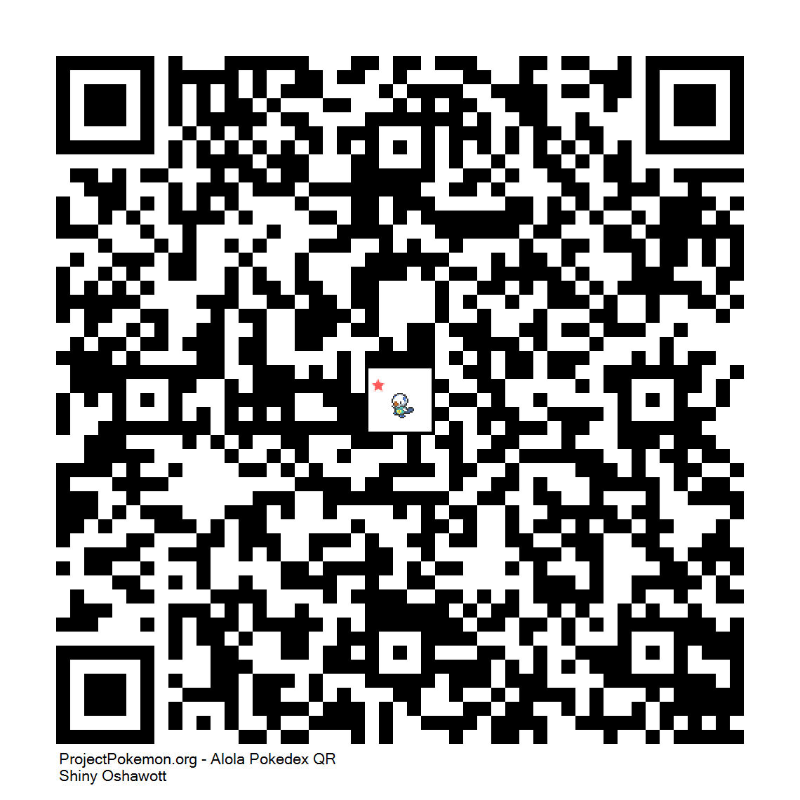Cdigo QR de Oshawott variocolor